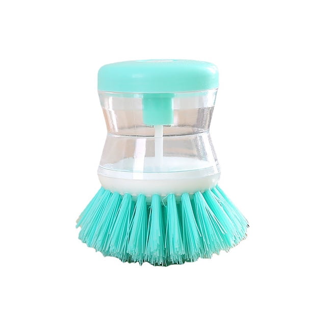 Cepillo para Platos Añadir Cepillo de la Olla de Limpieza Líquida Tipo de Presión Cepillo Automático de la Placa de Limpieza de la Adición de Líquido No Contiene Aceite O Daño la Olla Detergente Multi