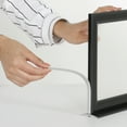 thumbnail image 3 of M&T Displays Double Sided Counter Slide In Advertisement Frame 11x17 Inch Black 1" Aluminum Profile Portrait Tabletop Picture Poster Document Certificate Sign Holder Metal Base, 3 of 8
