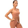 thumbnail image 3 of SURJDE Women's Strappy Sports Bra Medium Support Workout Training Top, 3 of 7