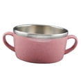 thumbnail image 1 of Tazón de fuente Sunnimix acero inoxidable grado alimenticio Color rosa para niños, 1 of 4