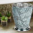 thumbnail image 2 of NuSteel IB8A Iceberg Wastebasket - Aqua, 2 of 2