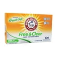 thumbnail image 3 of Arm & Hammer Fabric Softener Dryer Sheets, Free of Perfumes & Dyes , Fresh'n Soft , 100 Count - 6 Pack, 3 of 5