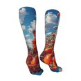 thumbnail image 3 of Yiaed Tomato Field Bottle Print Great elasticity Adult Stockings Sports socks for Men and Women-One Size, 3 of 8