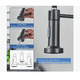 thumbnail image 4 of Tarja Monomando Grifo De Cocina Negro, 4 of 4