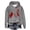 Grey, variant on WEAIXIMIUNG Sweatshirt Women Cute Sayings Ladies' 2025 Autumn and Winter Trendy Hooded Sport Sweatshirt with Letter Print On Top