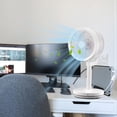 thumbnail image 4 of Yescom Pedestal Air Circulator Fan with 90° Oscillation Adjustable Height & Remote Control Quiet 3 Wind Speed Oscillating Fan Home Bedroom White Clearance, 4 of 10