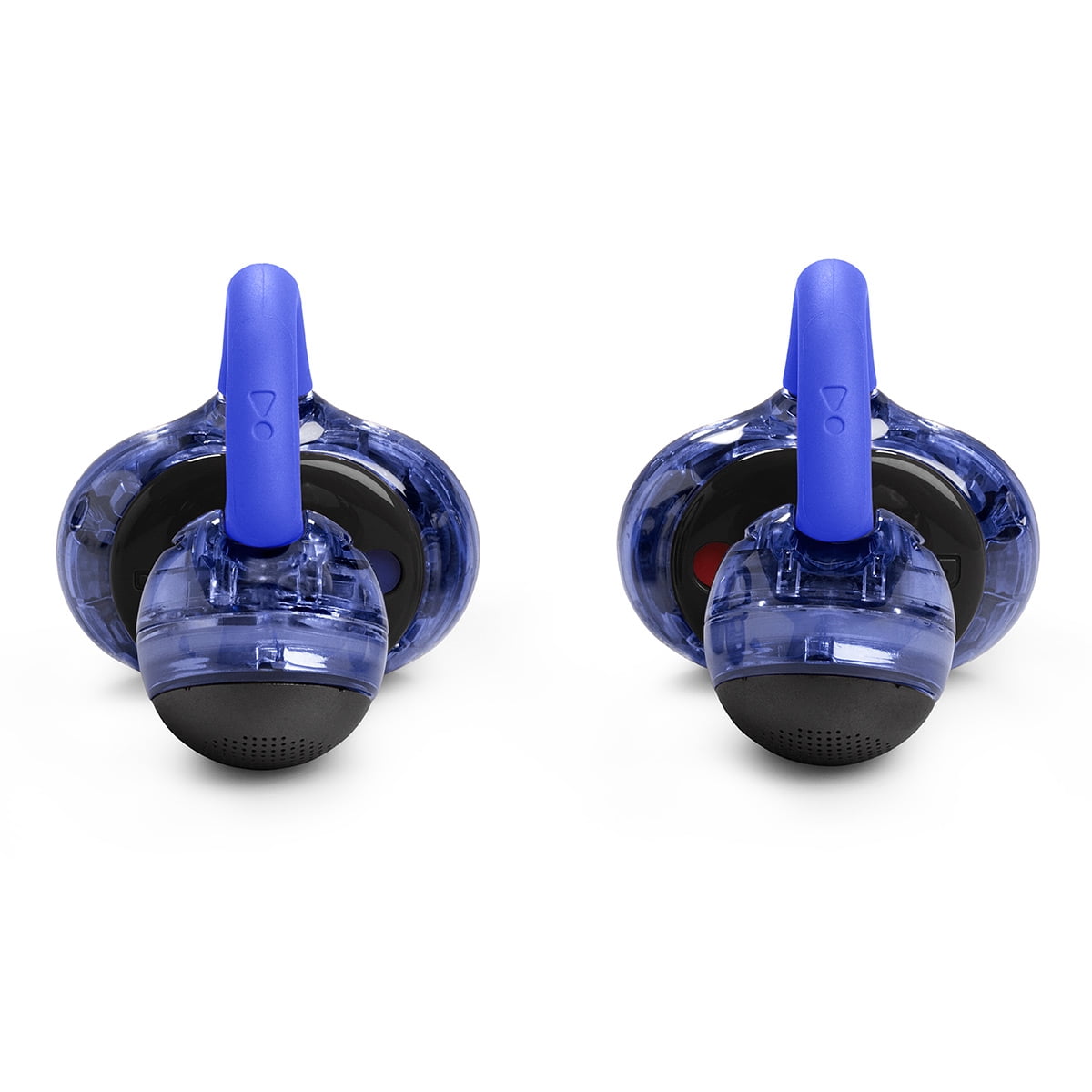 JBL Soundgear Clips True Wireless Open-Ear Headphones Bundle with gSport Case (Blue)