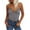 Gray, variant on Jxximdong Tank Top for Women Women Sexy V Neck Lace Bow Elastic Slim Short Crop Vest Solid Color Spring Tops for Women