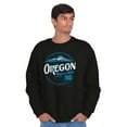 thumbnail image 5 of Oregon Pacific Crest Mountains Retro Sweatshirt for Men or Women Brisco Brands S, 5 of 6