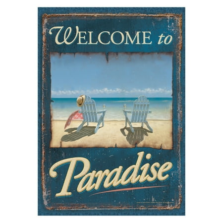 - Toland Home Garden Welcome to Paradise Flag