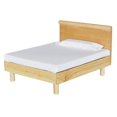 thumbnail image 2 of Cama de juguete 1:12, accesorios Vintage para sala de , muebles para casa de , juguetes de simulación para , casa de con perfke Cama en miniatura de casa de muñecas, 2 of 8