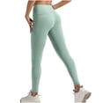 thumbnail image 6 of High Waisted Yoga Pants Women Stretchy Straight Leg Butt Lifting Yoga Tights Tummy Control Comfy Soft Workout Slacks, 6 of 6