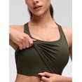 thumbnail image 3 of CRZ YOGA Butterluxe Racerback Sports Bras for Women Padded Y-Back Longline Workout Yoga Tops, 3 of 5
