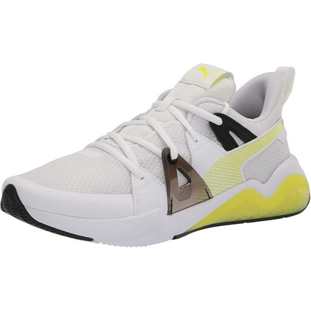 PUMA Mens CELL FRACTION Running Shoe 11.5 Puma White-yellow Glow