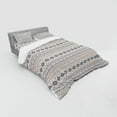 thumbnail image 2 of Ambesonne Ethnic Bedding Set 4 Pcs, Ornate Motif, Queen, Eggshell and Blue, 2 of 2