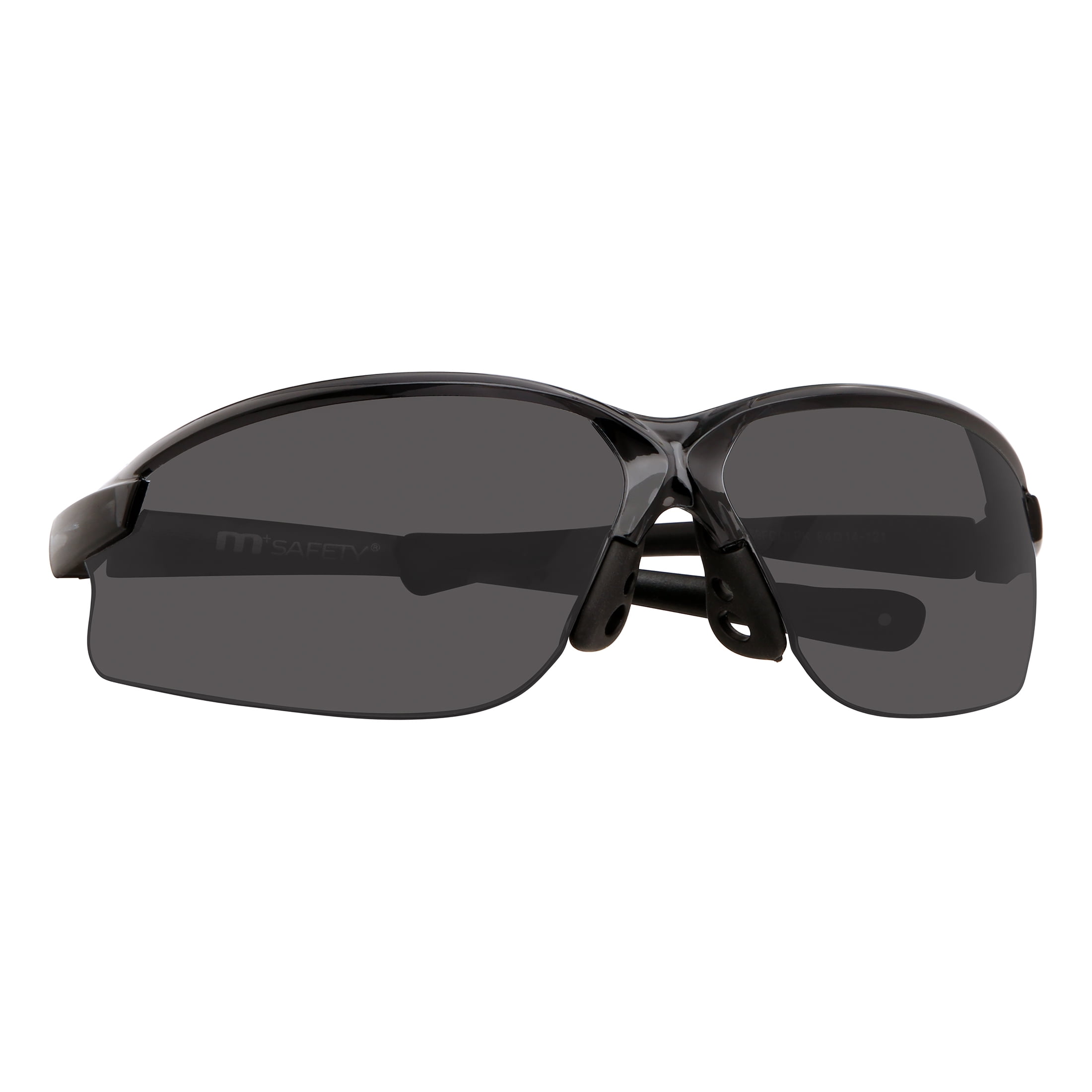 M+ Unisex Safety Glasses MS380569FCOLPK 2-Pack Dark Grey Lens Protective Eyewear