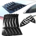 thumbnail image 2 of Ikon Motorsports Compatible with 16-21 Honda Civic Sedan Rear Window Louver Side Quarter Scoop, 2 of 7