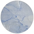thumbnail image 2 of Addison Rugs Chantille Indoor/Outdoor Transitional Watercolors Blue Washable Round Rug, 8' x 8', 2 of 6