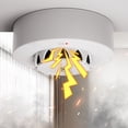thumbnail image 1 of Alarma De Humo Detector de Humo WiFi con Sensor de Temperatura y Humedad 2.4GHz Aviso de Incendio, 1 of 8