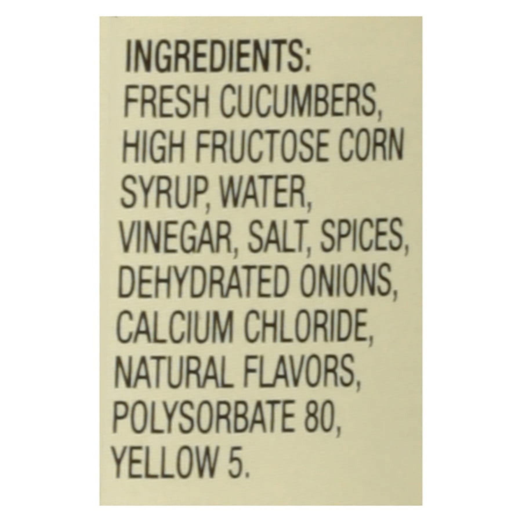 (3 pack) Steinfeld's Sliced Bread & Butter Chips, Gluten-Free, Mild Spice, 24 fl oz Jar