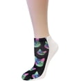 thumbnail image 3 of Wrapables® 3D Novelty Funny Ankle Socks, Midnight Cats, 3 of 3