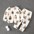 thumbnail image 1 of Pijamas para niños Ropa de otoño e invierno Pijamas de franela Pijamas gruesos con forro polar para niños Conjunto de ropa para el hogar, 1 of 6