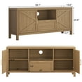 thumbnail image 3 of Gaderth Farmhouse TV Stand For TVs Up To 65 In, Entertainment Center With Doors, Rustic Media Console Cabinet With Storage And Adjustable Shelves For Living Room Bedroom Office, 3 of 7