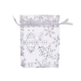 thumbnail image 3 of Snow Stamping Gauze Bag Packing Gauze Bag-Christmas Organza Bag With Drawstring Snowflake Jewelry Bag Gift Bag, 3 of 3