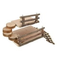 thumbnail image 2 of Small Pets Climbing Platform, Stress Relief Keep Fit Hamster Wooden Playground  For Rats For Running For Small Birds For Playing, 2 of 8