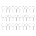 thumbnail image 1 of 50pcs Keyring Round Key Holder Ring metal keyring DIY Metal Keychain with Curb Chain DIY Crafting Accessories, 1 of 9