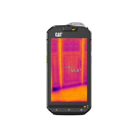 cat phones s60 waterproof smartphone unlocked latam variant gsm dual sim, 32 gb, integrated flir