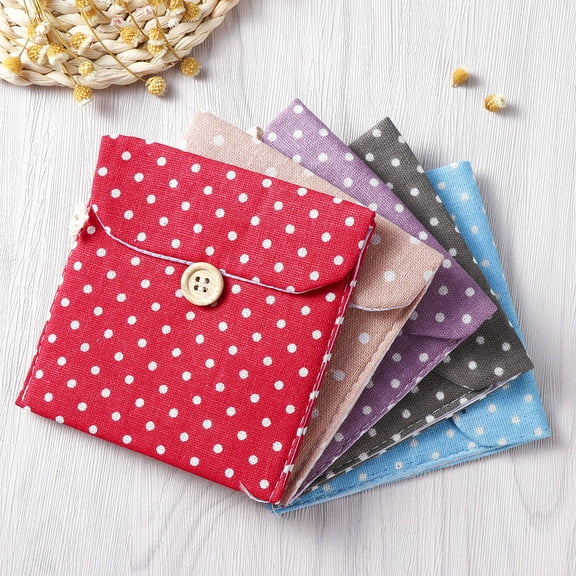 ELAYARD Sanitary Pad Holder Coffee Menstrual Pouch for Discreet Storage