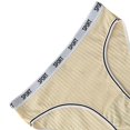 thumbnail image 4 of VISALY Cheeky Panties Breathable Underwear Womens Cotton Through Waist Bikini Brief Underwear Seamless Underwear Cotton Panties Bikini Panties Beige L, 4 of 4