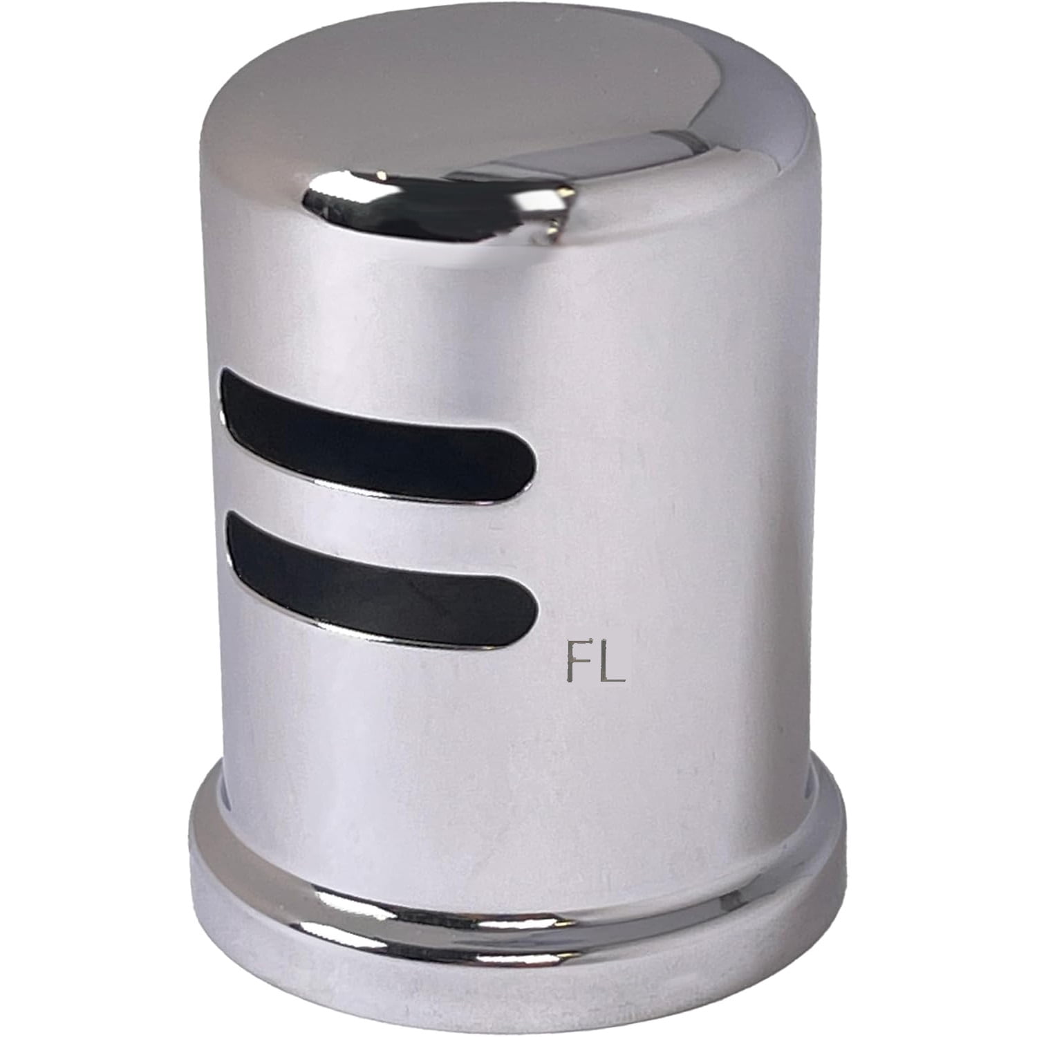 Westbrass D200-1-26 1-3/4" x 2-3/4" Solid Brass Air Gap Cap Kit, Skirted, Polished Chrome