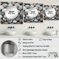 thumbnail image 4 of Designart "Seashell Beauty Beach Photo V" Animals Square Mirror For Wall Decor - Large Grey Square Printed Wall Mirror Art - Square Coastal Mirror - Wall Mounted Square Large Mirror, 4 of 5