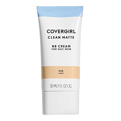 COVERGIRL Clean Matte BB Cream Light 520 For Oily Skin, (packaging may vary) - 1 Fl Oz (1 Count)