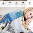 thumbnail image 3 of Orinice Soft Cozy   Throw Blanket for Couch, Owls Moon,   40x50in, 3 of 6