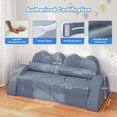 thumbnail image 5 of FAGINEY 14PC Modular Kids Play Couch, Foam Couch for Toddlers Set, DIY Toddler Sofa for Forts, for Boys and Girls, Gray, 5 of 10