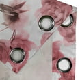 thumbnail image 4 of Ambesonne Vintage Grommet Curtain, Soft Tones Nostalgic Peony, 50"x108", Pastel Pink and Pale Rose, 4 of 5