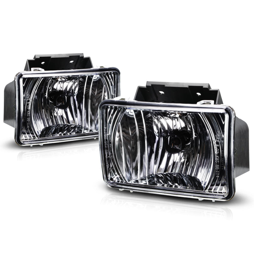 S SIZVER 1 Pair Regular Clear Lens Fog Light Unit Compatible with 2004-2012 Chevrolet Colorado/GMC Canyon 