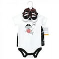 thumbnail image 2 of Hudson Baby Infant Boy Cotton Bodysuit, Shorts and Shoe Set, Pirate Shark, 9-12 Months, 2 of 5