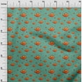 thumbnail image 3 of oneOone Polyester Spandex Teal Green Fabric Harvest Fabric For Sewing Printed Craft Fabric By The Yard 56 Inch Wide, 3 of 4