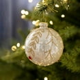 thumbnail image 6 of Christmas Glitter Glass Balls Ornaments Set, Festival Home Party Decors, Christmas Tree Vintage Crackle Glass Ball Decorative Hanging Ornaments for Xmas Tree Decor 3.15Inch, 6 of 6
