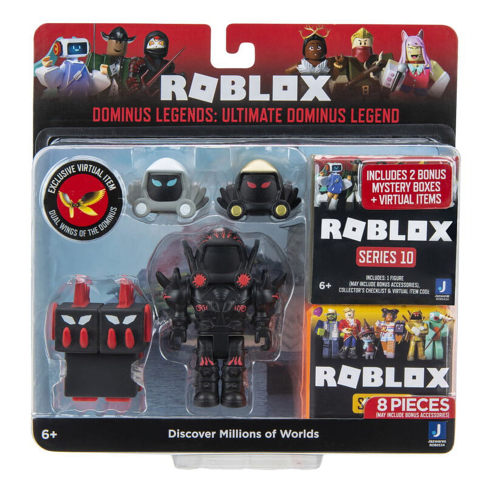 Sealed Roblox Figure Lot With Codes Dominus Legend, Guardian Armor
