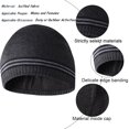 thumbnail image 3 of Gorro de invierno para hombre, gorro cálido y suave con forro para mujer, 3 of 5