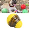 thumbnail image 4 of Pet Treat Puzzle Ball, Slow Feeding Dog Treat Dispensing Ball Promote Digestion Interactive ABS Material Wearable  For Training For Cat ANGGREK Amarillo, 4 of 7