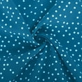 thumbnail image 5 of Sakmal Womens Dresses V-Neck Blue Mid-Length Short Sleeve Polka Dot Flowy Lightweight Shift Dress, 5 of 5