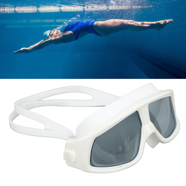 Anti Fog Diving Goggles, UV Protection, Wide View Swimming Glasses for Adults