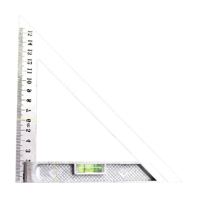 Gkeoshab Outils de Menuiserie Angle de Frappe 45 90° Angle de 200mm à 300mm Angle de Charpentier Règle Triangulaire en Aluminium pour Marquage et Dessin Précis Maison & Jardin