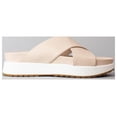 thumbnail image 4 of Cecelia New York UMA Nude Platform Popcorn Straps Wedge Slides Mules Sandals, 4 of 4